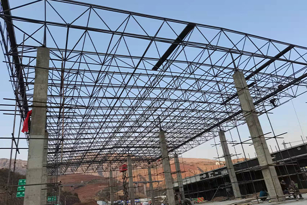 韩城钢结构网架图片