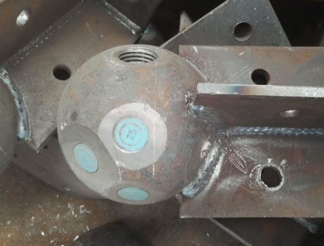 韩城螺栓球球塞，网架配件